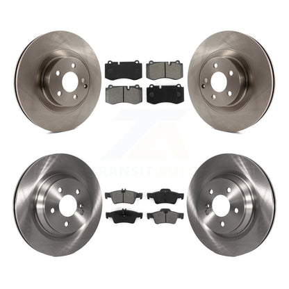[Avant + Arrière] Kit de Disque et plaquette (semi-métallique) de frein pour Mercedes-Benz S550 SL550 S600 CL550 S400 S350 CL600 S450 K8S-101432