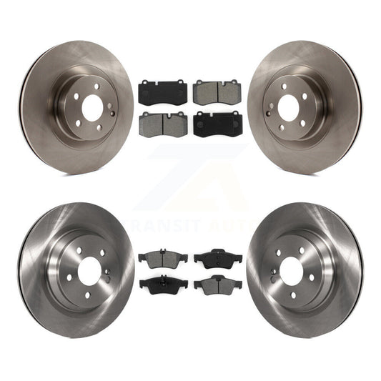 [Avant + Arrière] Kit de Disque et plaquette (semi-métallique) de frein pour Mercedes-Benz S550 SL550 S600 CL550 S400 S350 CL600 S450 K8S-101432