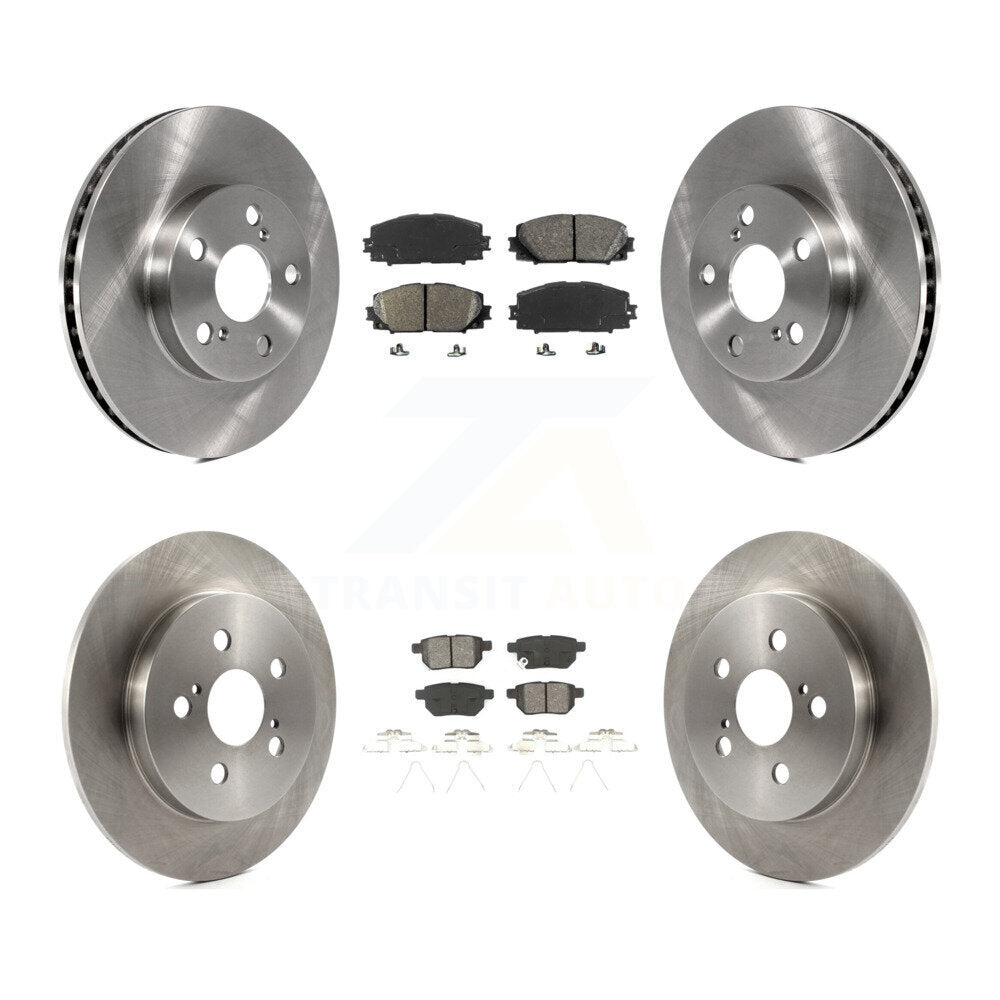[Avant + Arrière] Kit de Disque et plaquette (semi-métallique) de frein pour Toyota Prius Lexus CT200h Plug-In K8S-101433