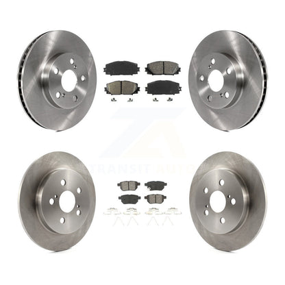[Avant + Arrière] Kit de Disque et plaquette (semi-métallique) de frein pour Toyota Prius Lexus CT200h Plug-In K8S-101433