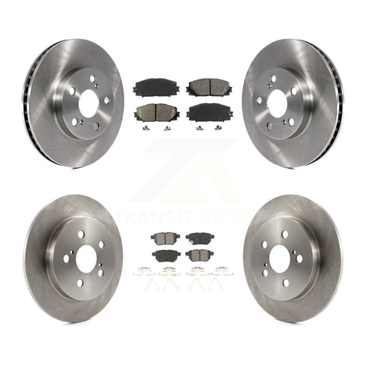 [Avant + Arrière] Kit de Disque et plaquette (semi-métallique) de frein pour Toyota Prius Lexus CT200h Plug-In K8S-101433