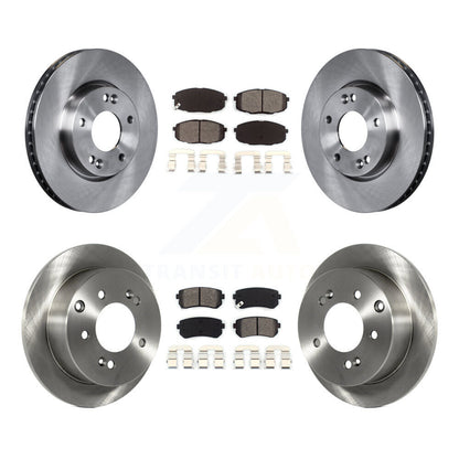 [Avant + Arrière] Kit de Disque et plaquette (semi-métallique) de frein pour Kia Forte Koup Forte5 K8S-101435