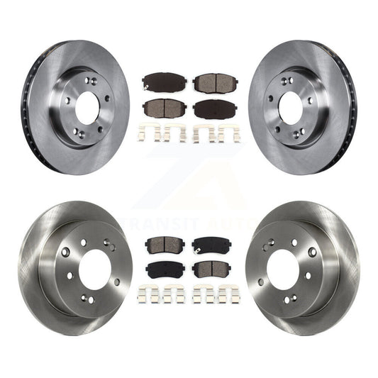 [Avant + Arrière] Kit de Disque et plaquette (semi-métallique) de frein pour Kia Forte Koup Forte5 K8S-101435