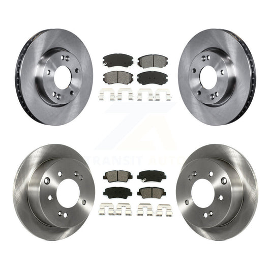 [Avant + Arrière] Kit de Disque et plaquette (semi-métallique) de frein pour 2010-2011 Kia Soul 2.0L K8S-101437