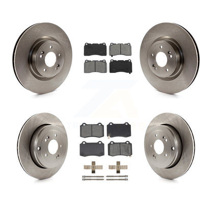 [Avant + Arrière] Kit de Disque et plaquette (semi-métallique) de frein pour Hyundai Genesis Coupe K8S-101438