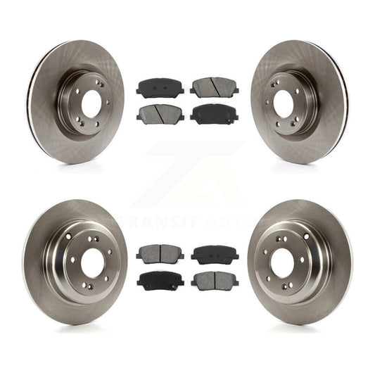 [Avant + Arrière] Kit de Disque et plaquette (semi-métallique) de frein pour Hyundai Genesis Coupe K8S-101439