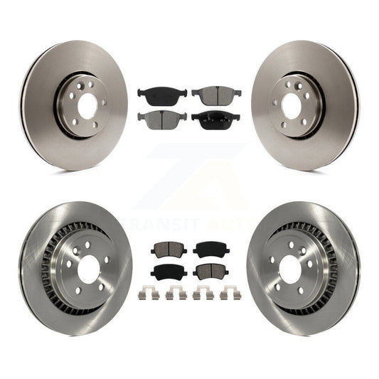 [Avant + Arrière] Kit de Disque et plaquette (semi-métallique) de frein pour 2010-2015 Volvo XC60 K8S-101440