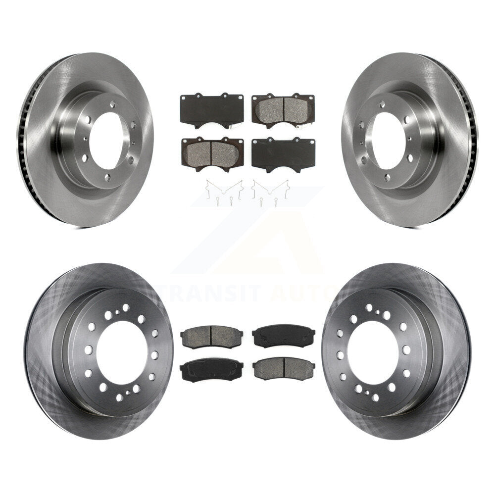 [Avant + Arrière] Kit de Disque et plaquette (semi-métallique) de frein pour Toyota 4Runner Lexus GX460 K8S-101442