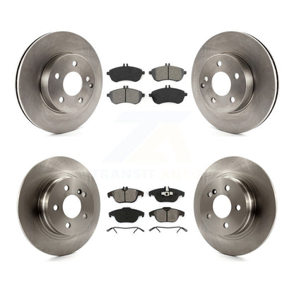 [Avant + Arrière] Kit de Disque et plaquette (semi-métallique) de frein pour Mercedes-Benz C300 C250 C230 K8S-101443