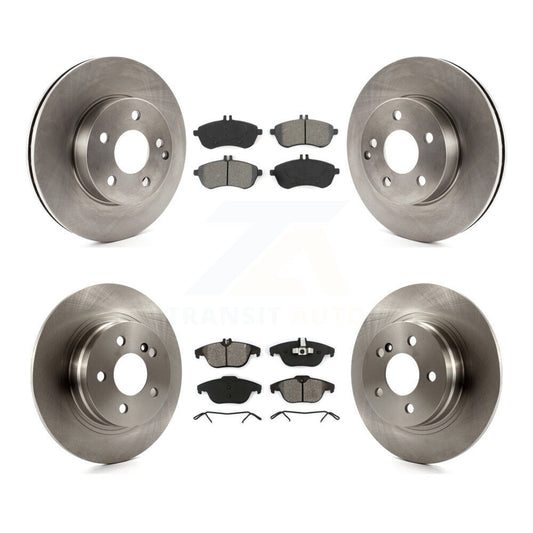 [Avant + Arrière] Kit de Disque et plaquette (semi-métallique) de frein pour Mercedes-Benz C300 C250 C230 K8S-101443