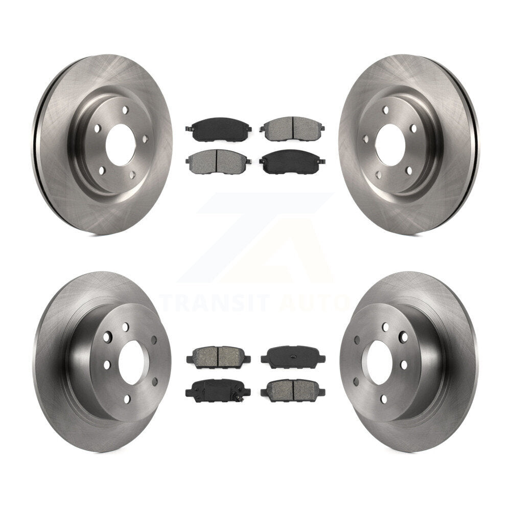 [Avant + Arrière] Kit de Disque et plaquette (semi-métallique) de frein pour Nissan Sentra Juke K8S-101452