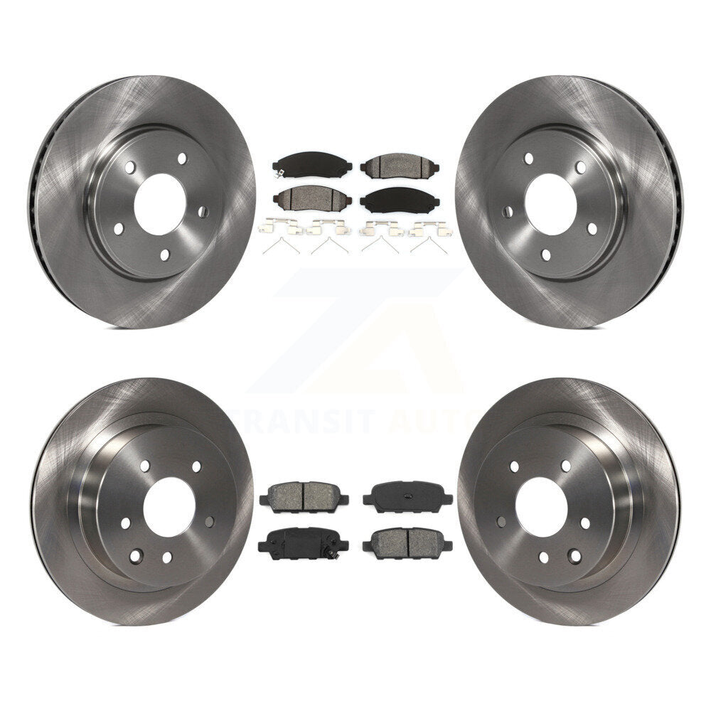[Avant + Arrière] Kit de Disque et plaquette (semi-métallique) de frein pour Nissan LEAF K8S-101453