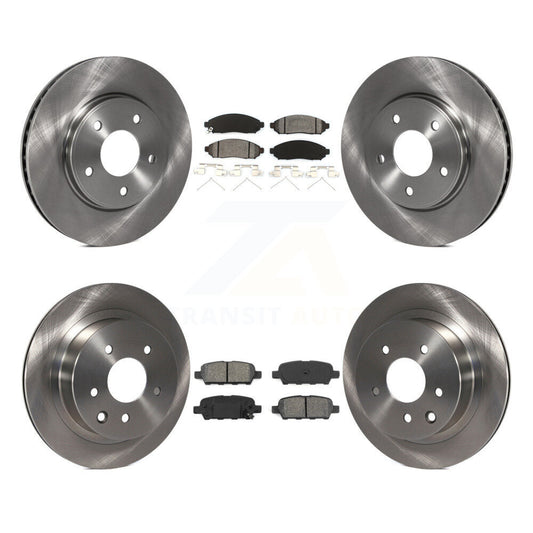 [Avant + Arrière] Kit de Disque et plaquette (semi-métallique) de frein pour Nissan LEAF K8S-101453