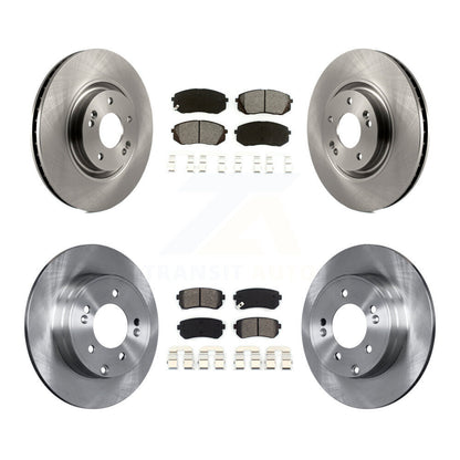 [Avant + Arrière] Kit de Disque et plaquette (semi-métallique) de frein pour Hyundai Tucson Kia Cadenza K8S-101457