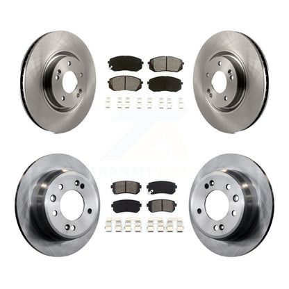 [Avant + Arrière] Kit de Disque et plaquette (semi-métallique) de frein pour 2015 Hyundai Tucson FWD avec FUEL CELL EV (FCEV) engine K8S-101458