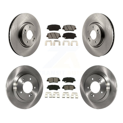 [Avant + Arrière] Kit de Disque et plaquette (semi-métallique) de frein pour 2016-2017 Hyundai Azera Limited K8S-101463