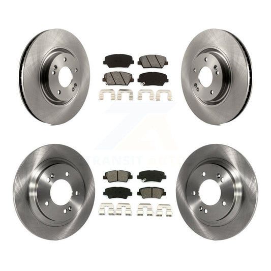 [Avant + Arrière] Kit de Disque et plaquette (semi-métallique) de frein pour 2016-2017 Hyundai Azera Limited K8S-101463