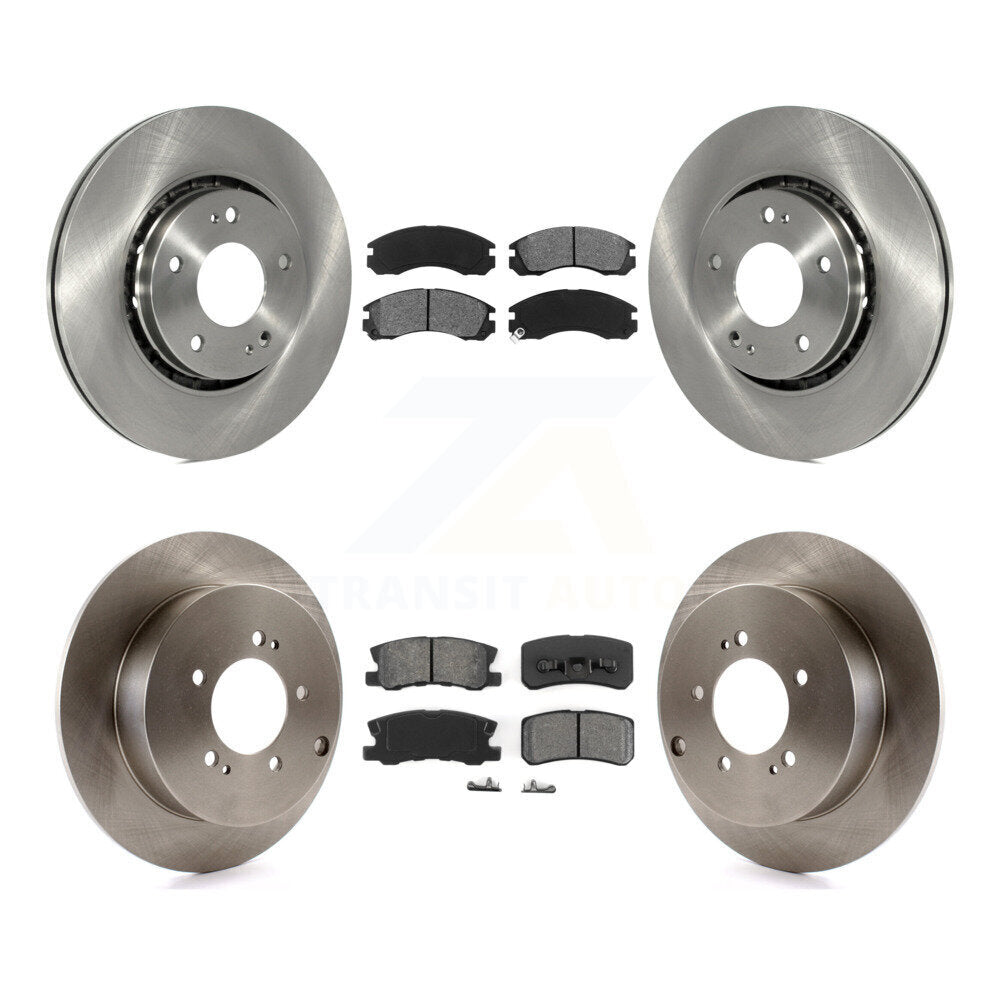 [Avant + Arrière] Kit de Disque et plaquette (semi-métallique) de frein pour Mitsubishi Lancer K8S-101465