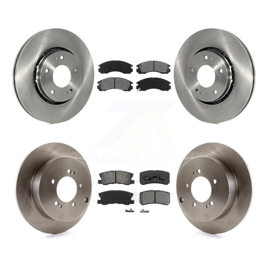 [Avant + Arrière] Kit de Disque et plaquette (semi-métallique) de frein pour Mitsubishi Lancer K8S-101465
