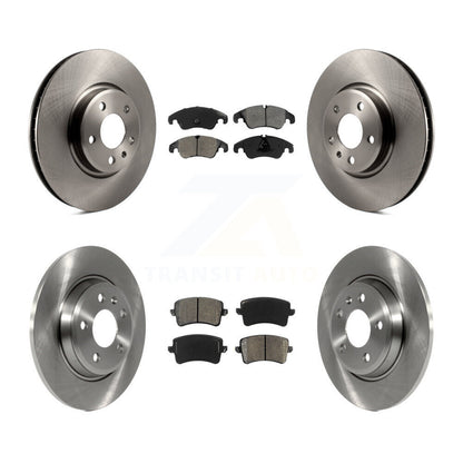 [Avant + Arrière] Kit de Disque et plaquette (semi-métallique) de frein pour Audi A4 Q5 A5 Quattro allroad K8S-101466