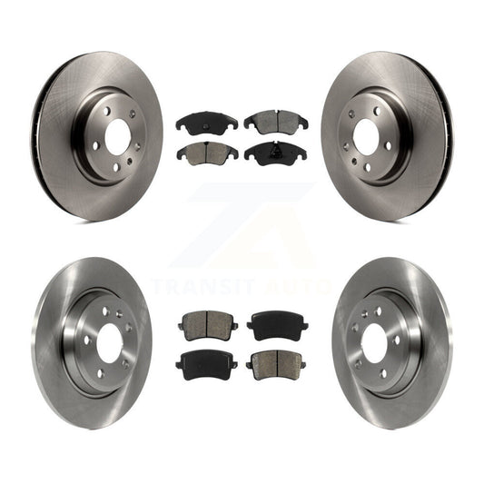 [Avant + Arrière] Kit de Disque et plaquette (semi-métallique) de frein pour Audi A4 Q5 A5 Quattro allroad K8S-101466
