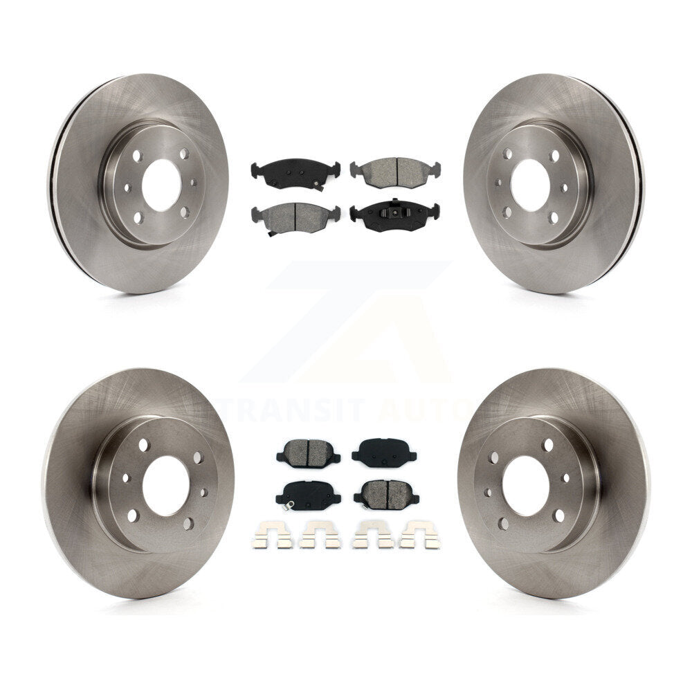 [Avant + Arrière] Kit de Disque et plaquette (semi-métallique) de frein pour Fiat 500 K8S-101467