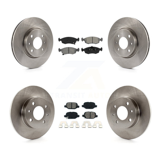 [Avant + Arrière] Kit de Disque et plaquette (semi-métallique) de frein pour Fiat 500 K8S-101467