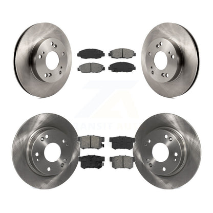 [Avant + Arrière] Kit de Disque et plaquette (semi-métallique) de frein pour Honda Civic K8S-101468
