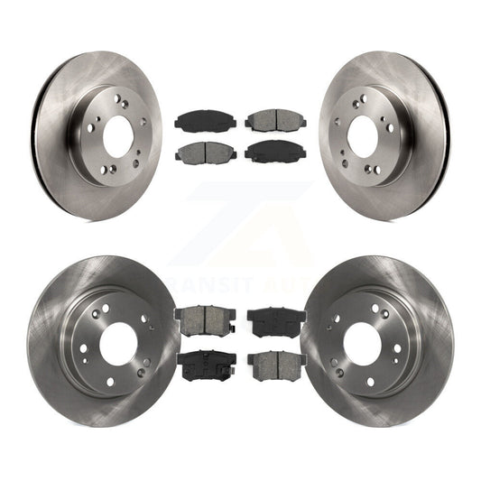 [Avant + Arrière] Kit de Disque et plaquette (semi-métallique) de frein pour Honda Civic K8S-101468
