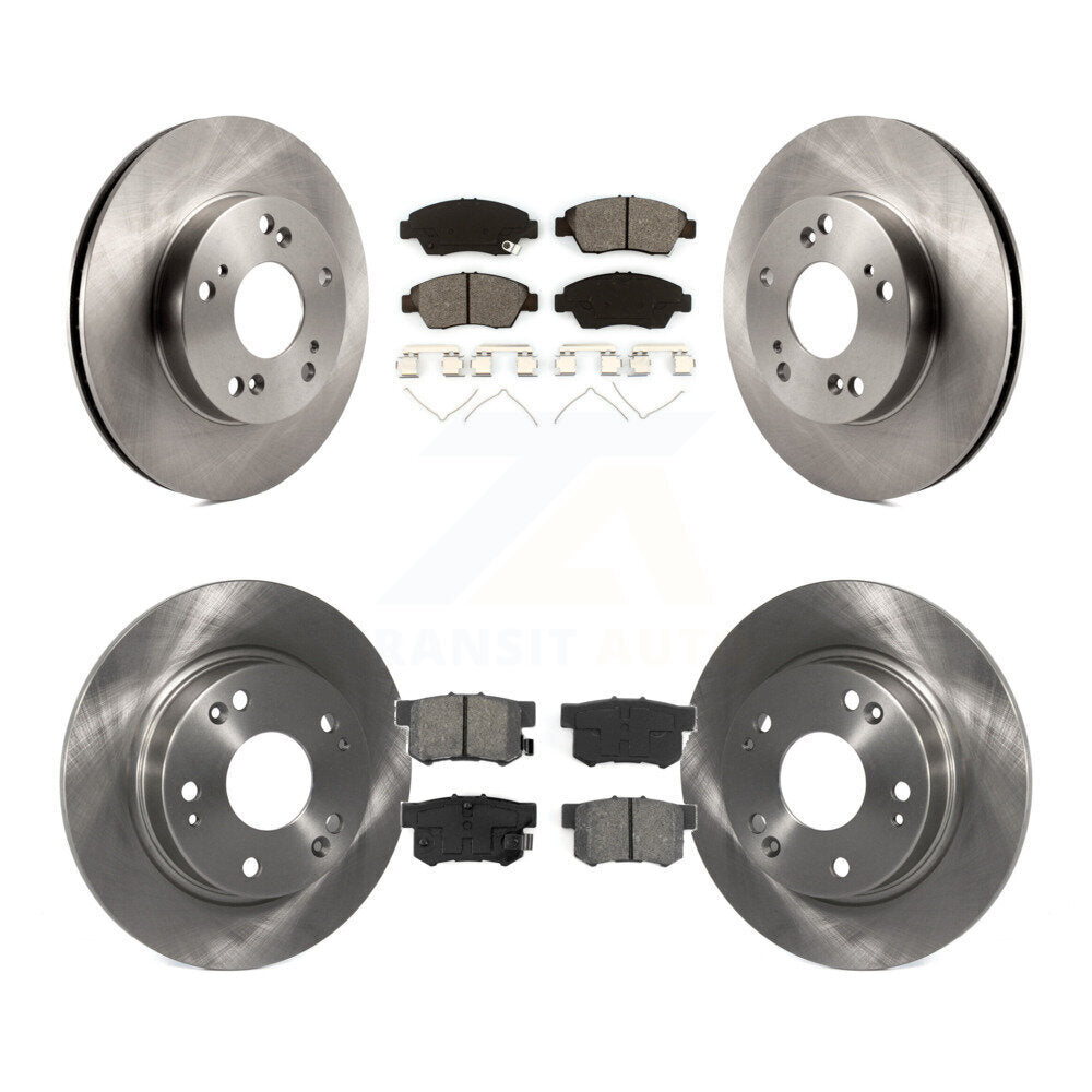 [Avant + Arrière] Kit de Disque et plaquette (semi-métallique) de frein pour 2013-2015 Acura ILX 1.5L K8S-101469