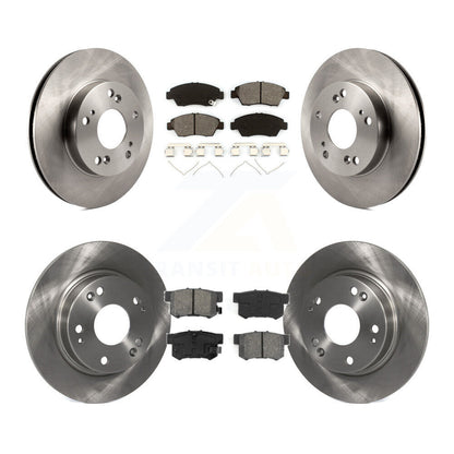 [Avant + Arrière] Kit de Disque et plaquette (semi-métallique) de frein pour 2013-2015 Acura ILX 1.5L K8S-101469
