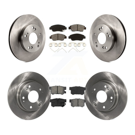 [Avant + Arrière] Kit de Disque et plaquette (semi-métallique) de frein pour 2013-2015 Acura ILX 1.5L K8S-101469