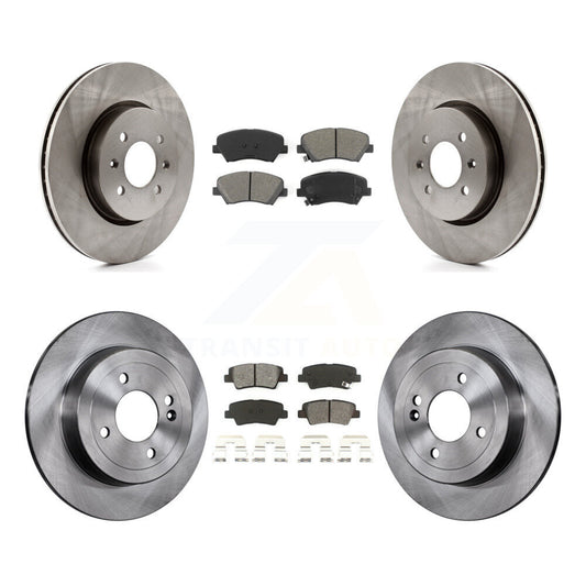 [Avant + Arrière] Kit de Disque et plaquette (semi-métallique) de frein pour Kia Rio K8S-101475