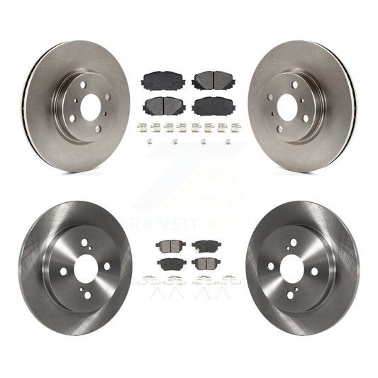 [Avant + Arrière] Kit de Disque et plaquette (semi-métallique) de frein pour Toyota Yaris K8S-101476
