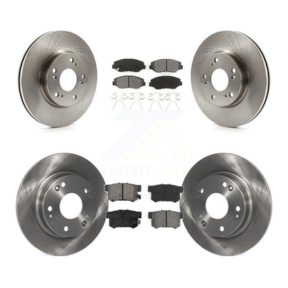 [Avant + Arrière] Kit de Disque et plaquette (semi-métallique) de frein pour 2013 Acura ILX 2.0L K8S-101477