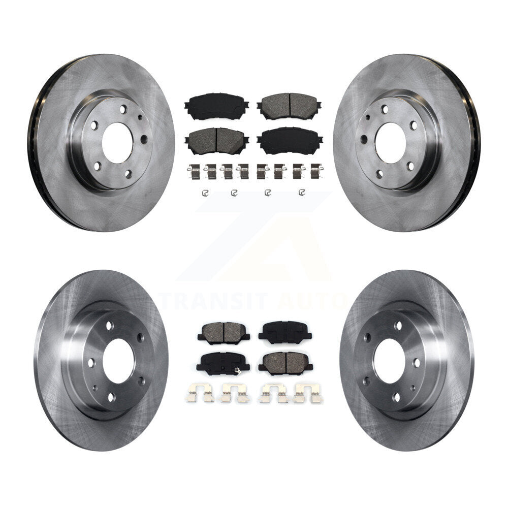[Avant + Arrière] Kit de Disque et plaquette (semi-métallique) de frein pour Mazda 6 K8S-101481