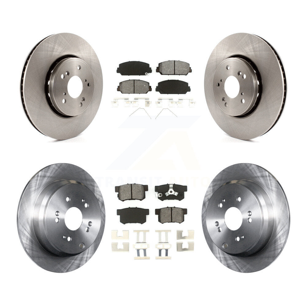 [Avant + Arrière] Kit de Disque et plaquette (semi-métallique) de frein pour 2013-2018 Acura RDX K8S-101482