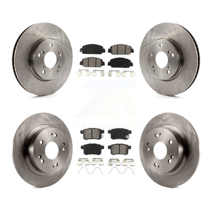 [Avant + Arrière] Kit de Disque et plaquette (semi-métallique) de frein pour Honda Accord K8S-101484