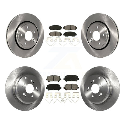 [Avant + Arrière] Kit de Disque et plaquette (semi-métallique) de frein pour 2015-2017 Honda Odyssey K8S-101489
