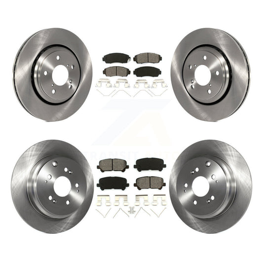 [Avant + Arrière] Kit de Disque et plaquette (semi-métallique) de frein pour 2015-2017 Honda Odyssey K8S-101489