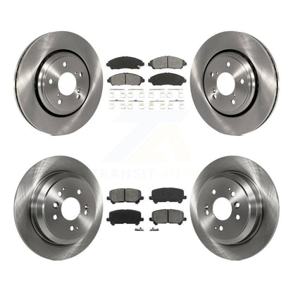[Avant + Arrière] Kit de Disque et plaquette (semi-métallique) de frein pour Honda Pilot Ridgeline K8S-101490