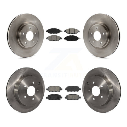 [Avant + Arrière] Kit de Disque et plaquette (semi-métallique) de frein pour Nissan Pathfinder Murano INFINITI QX60 JX35 K8S-101491