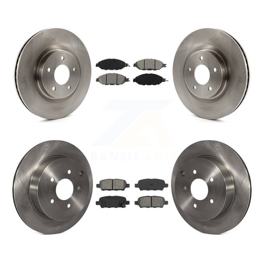 [Avant + Arrière] Kit de Disque et plaquette (semi-métallique) de frein pour Nissan Pathfinder Murano INFINITI QX60 JX35 K8S-101491