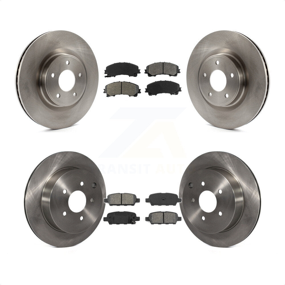[Avant + Arrière] Kit de Disque et plaquette (semi-métallique) de frein pour INFINITI Q50 Q60 K8S-101492 par Transit Auto