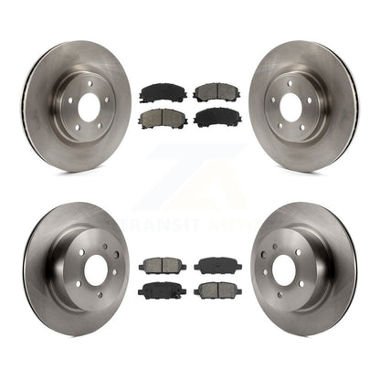[Avant + Arrière] Kit de Disque et plaquette (semi-métallique) de frein pour 2016-2017 INFINITI QX50 K8S-101493