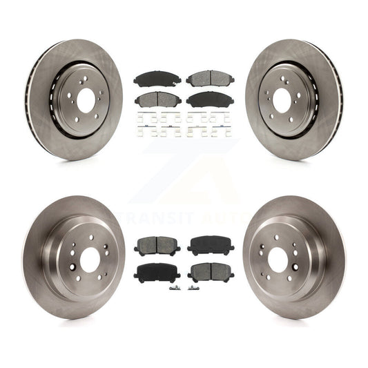 [Avant + Arrière] Kit de Disque et plaquette (semi-métallique) de frein pour 2014-2016 Acura MDX K8S-101494