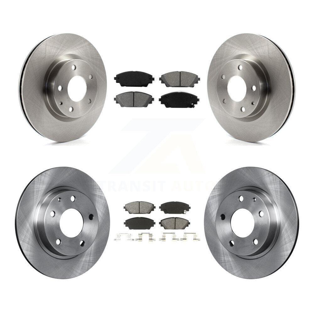 [Avant + Arrière] Kit de Disque et plaquette (semi-métallique) de frein pour Mazda 3 Sport 2.5L K8S-101495