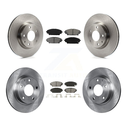 [Avant + Arrière] Kit de Disque et plaquette (semi-métallique) de frein pour Mazda 3 Sport 2.5L K8S-101495