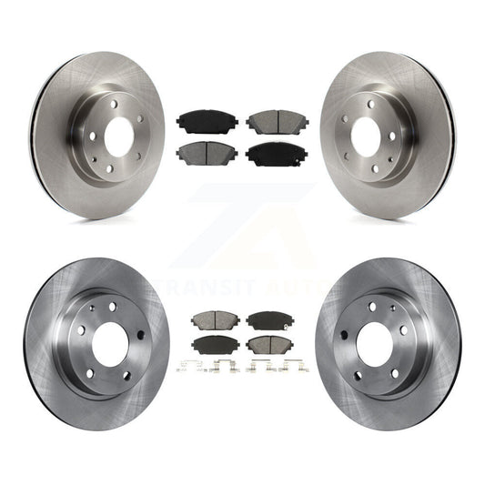 [Avant + Arrière] Kit de Disque et plaquette (semi-métallique) de frein pour Mazda 3 Sport 2.5L K8S-101495