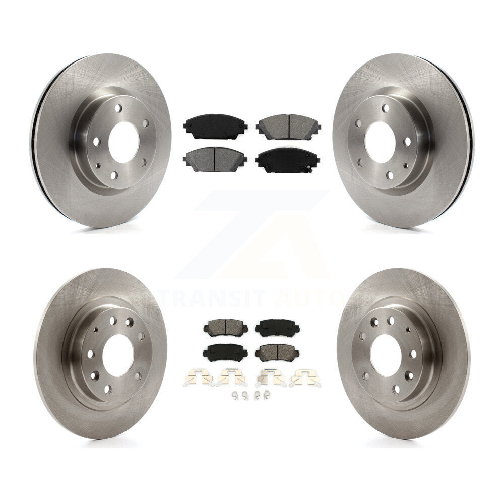 [Avant + Arrière] Kit de Disque et plaquette (semi-métallique) de frein pour 2016-2018 Mazda CX-3 AWD K8S-101496